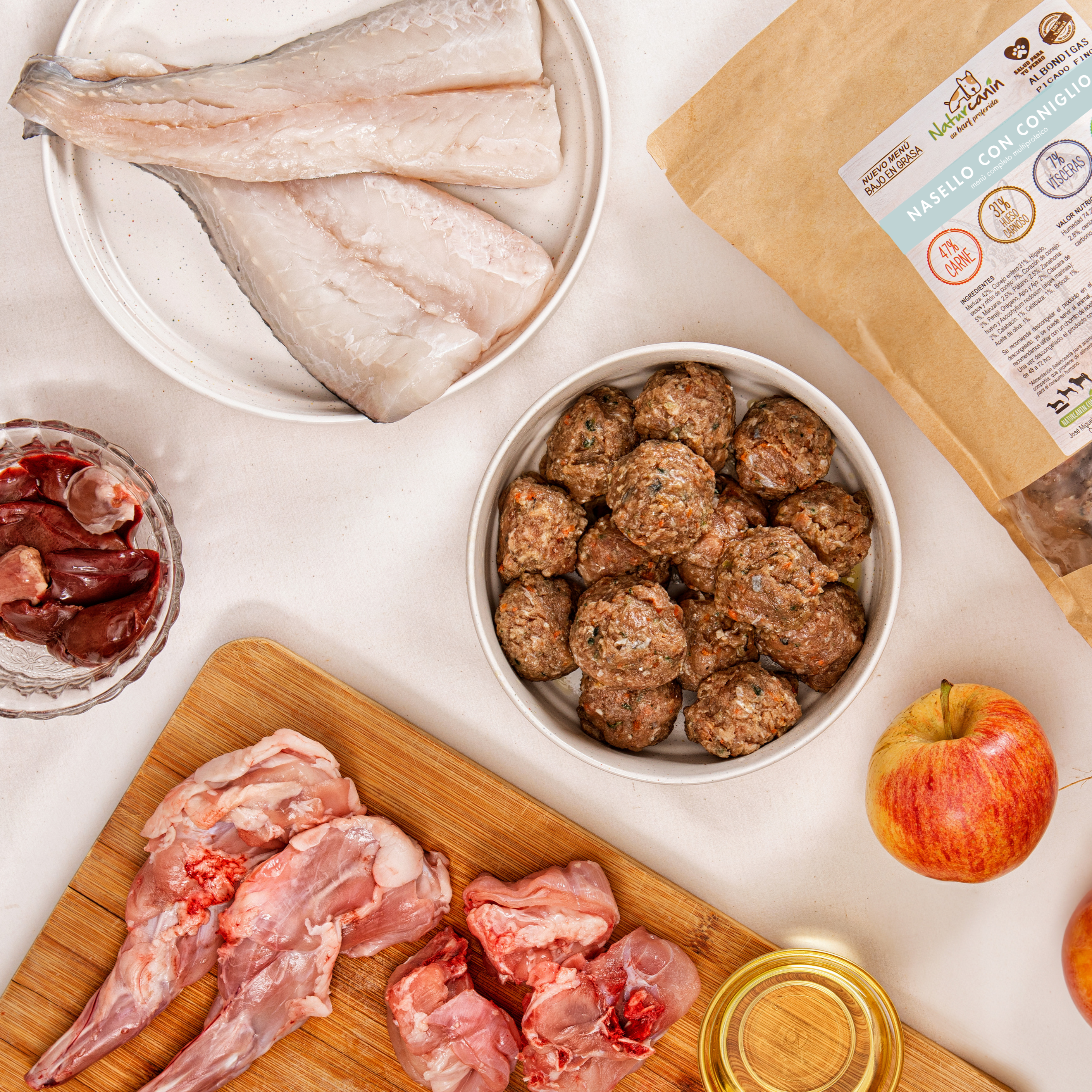 Menù Nasello con Coniglio