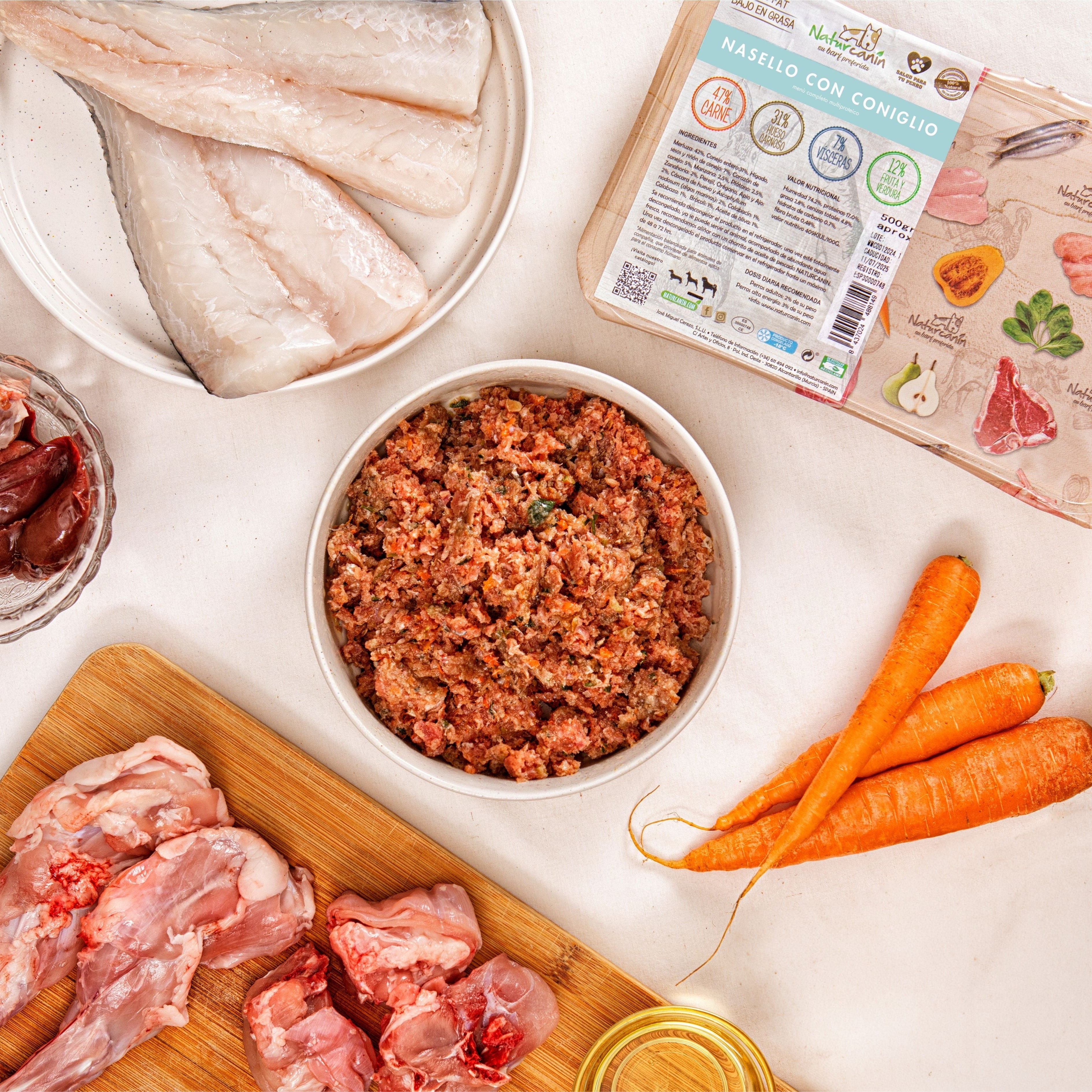 Menù Nasello con Coniglio